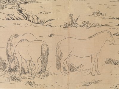 One Hundred Horses (draft) by Giuseppe Castiglione